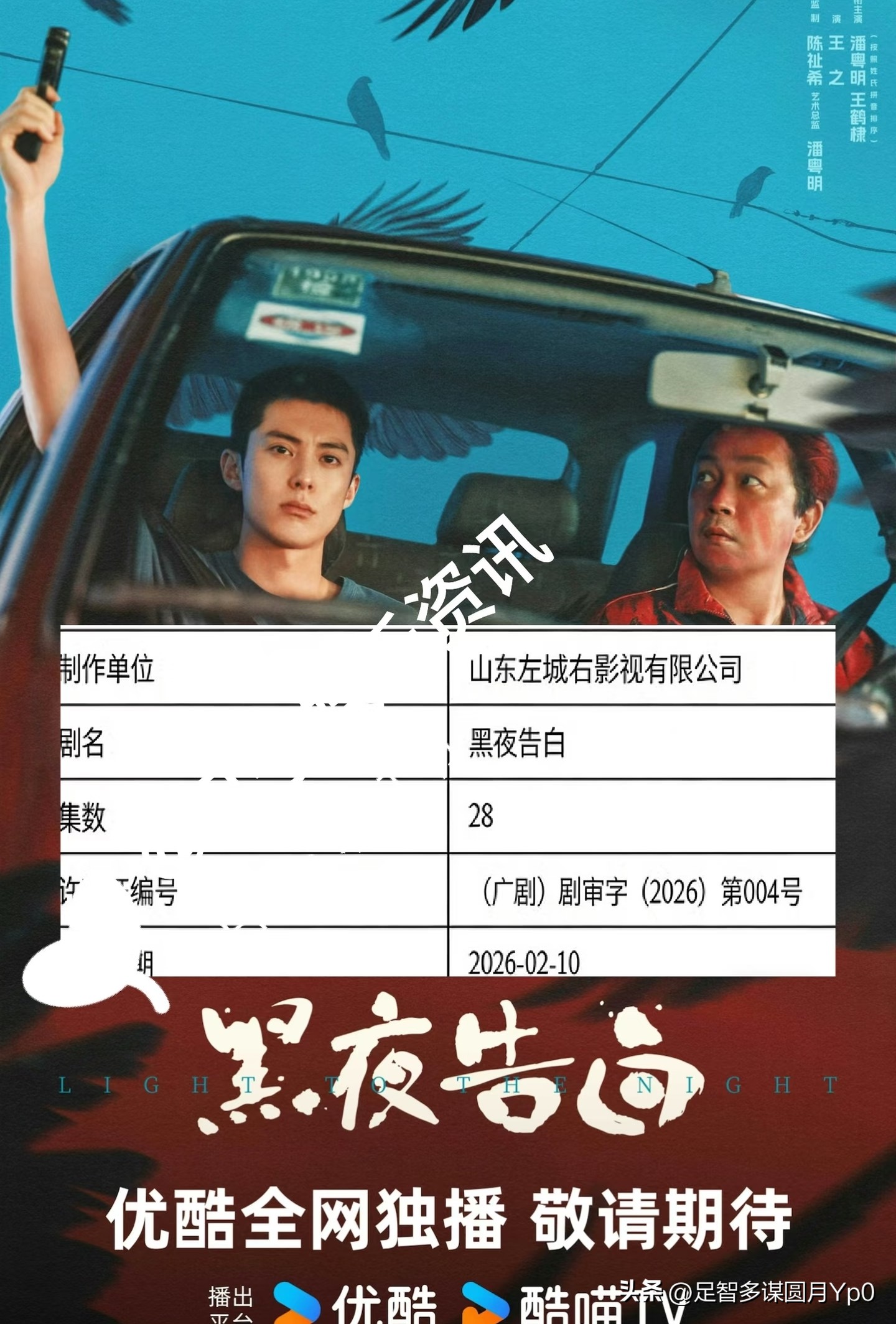 2026年国产剧过审名单 涉案剧推荐_2026完美告白_刑侦悬疑剧《黑夜告白》评价